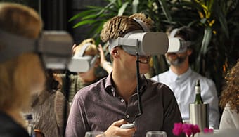 Virtual reality dinerspel bedrijfsuitje Den Haag